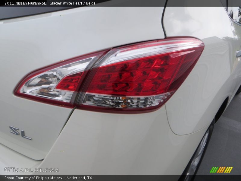 Glacier White Pearl / Beige 2011 Nissan Murano SL