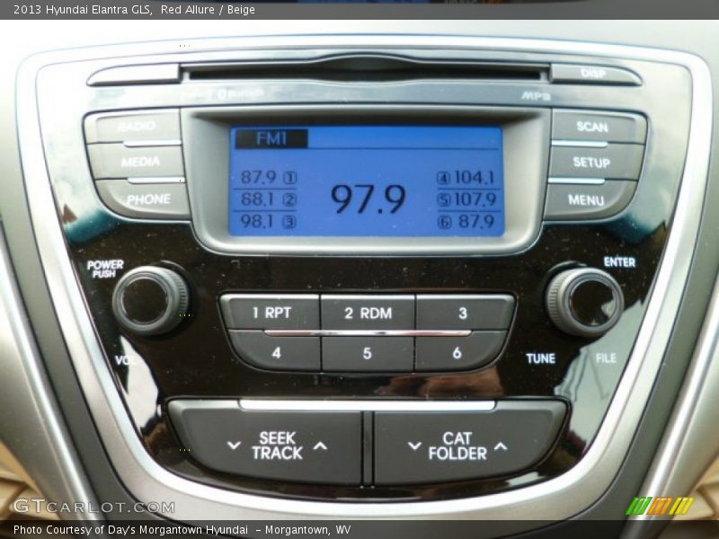 Red Allure / Beige 2013 Hyundai Elantra GLS