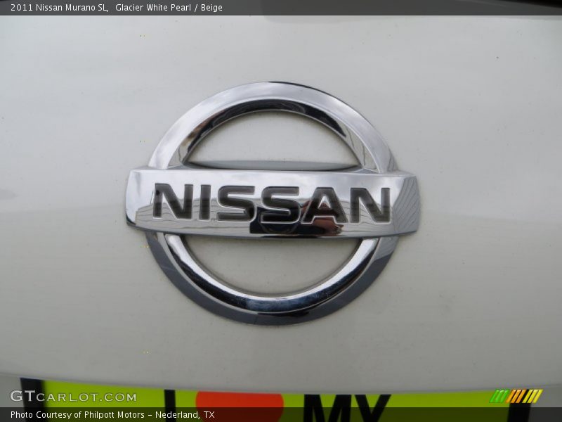 Glacier White Pearl / Beige 2011 Nissan Murano SL