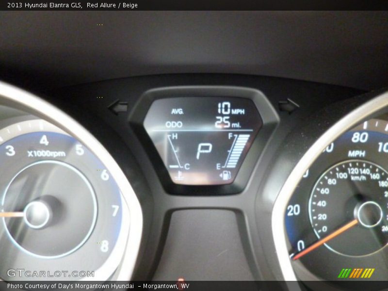 Red Allure / Beige 2013 Hyundai Elantra GLS