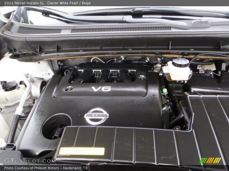 Glacier White Pearl / Beige 2011 Nissan Murano SL