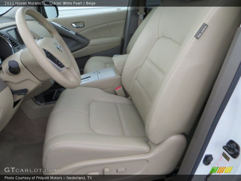 Glacier White Pearl / Beige 2011 Nissan Murano SL