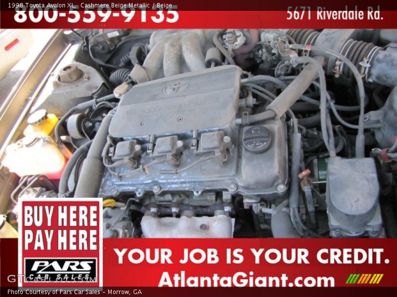 Cashmere Beige Metallic / Beige 1998 Toyota Avalon XL