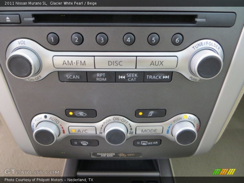 Glacier White Pearl / Beige 2011 Nissan Murano SL