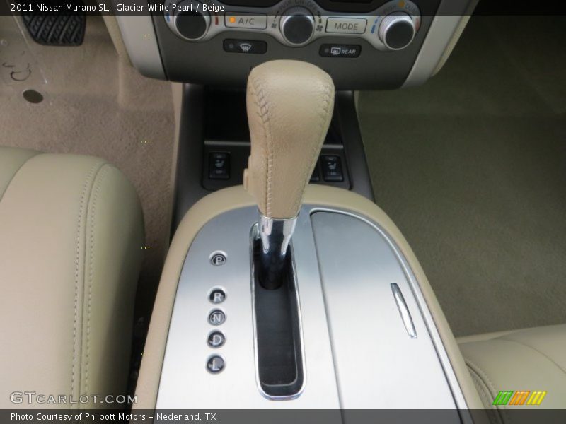 Glacier White Pearl / Beige 2011 Nissan Murano SL