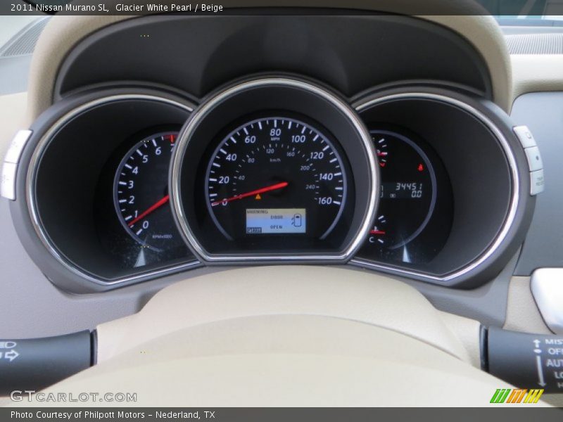 Glacier White Pearl / Beige 2011 Nissan Murano SL