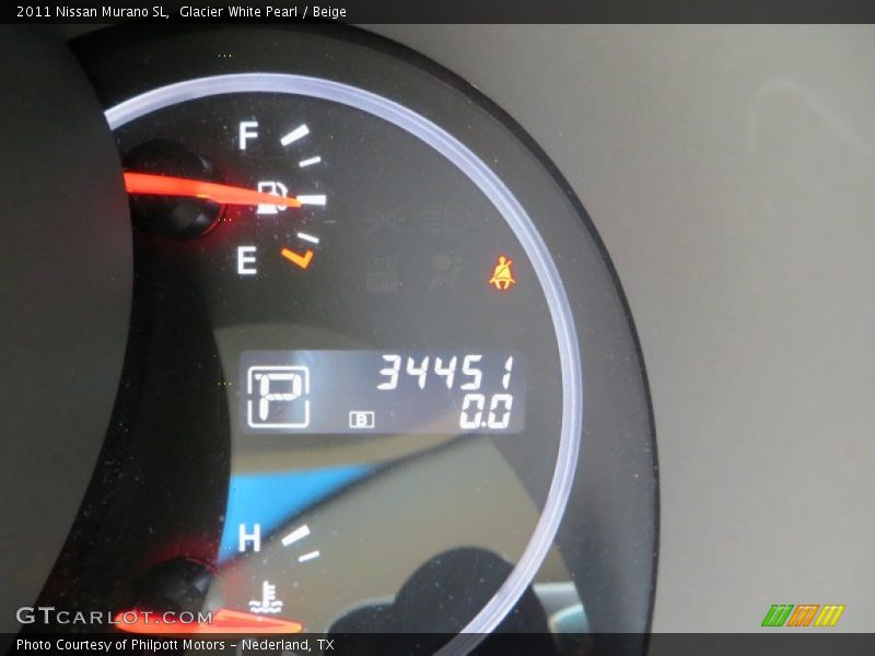 Glacier White Pearl / Beige 2011 Nissan Murano SL