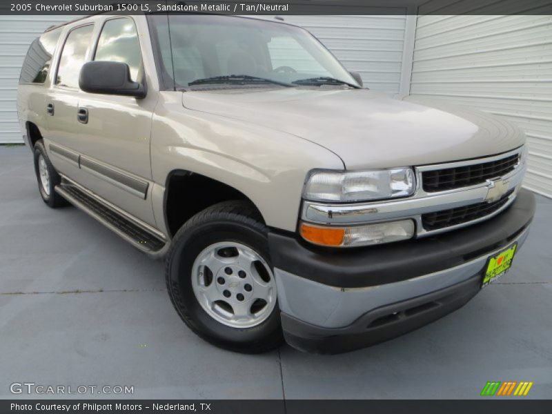 Sandstone Metallic / Tan/Neutral 2005 Chevrolet Suburban 1500 LS