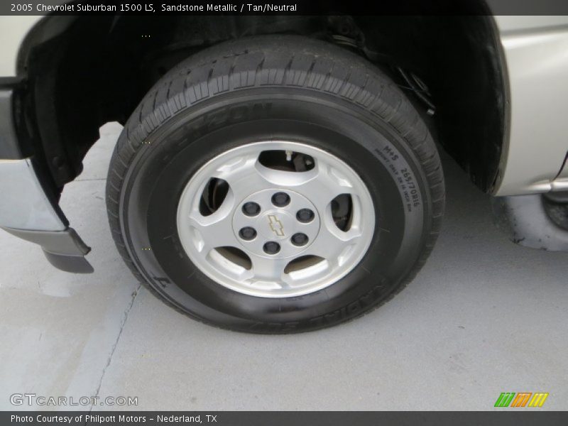 Sandstone Metallic / Tan/Neutral 2005 Chevrolet Suburban 1500 LS