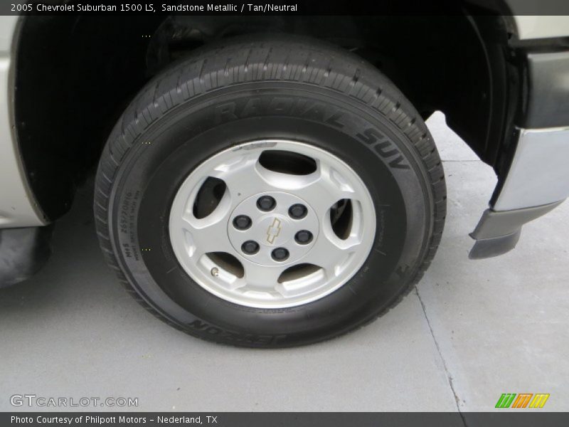 Sandstone Metallic / Tan/Neutral 2005 Chevrolet Suburban 1500 LS