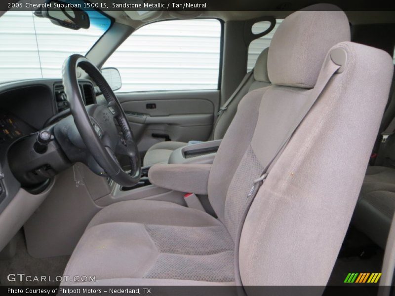 Sandstone Metallic / Tan/Neutral 2005 Chevrolet Suburban 1500 LS