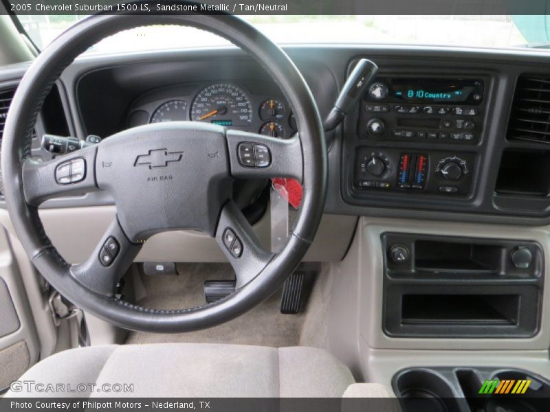 Sandstone Metallic / Tan/Neutral 2005 Chevrolet Suburban 1500 LS