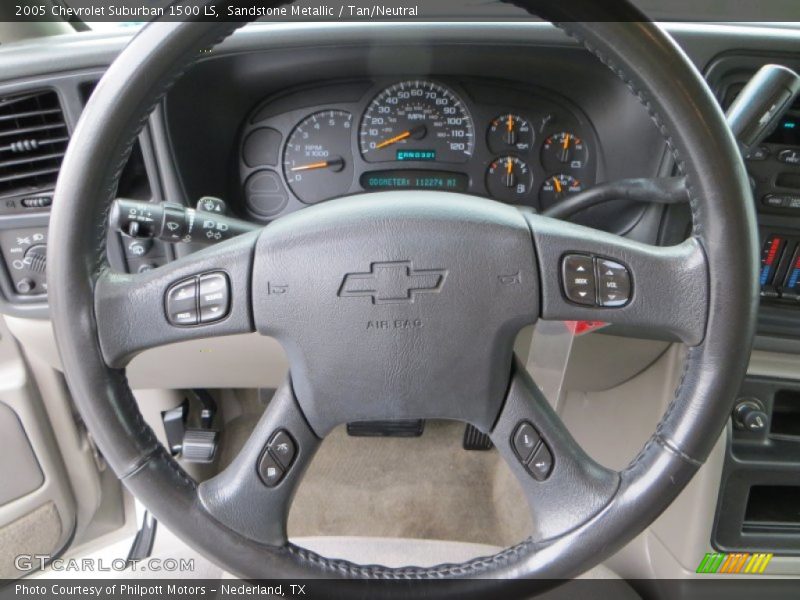 Sandstone Metallic / Tan/Neutral 2005 Chevrolet Suburban 1500 LS