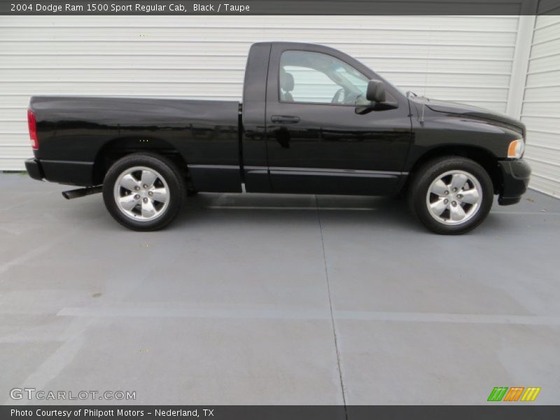 Black / Taupe 2004 Dodge Ram 1500 Sport Regular Cab