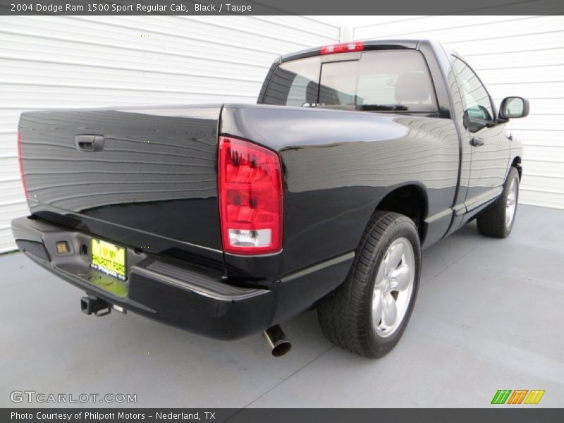 Black / Taupe 2004 Dodge Ram 1500 Sport Regular Cab