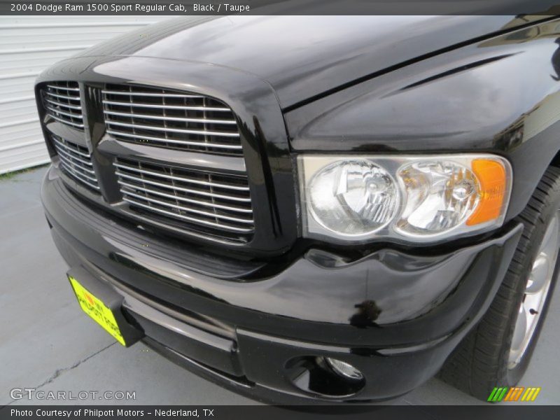 Black / Taupe 2004 Dodge Ram 1500 Sport Regular Cab