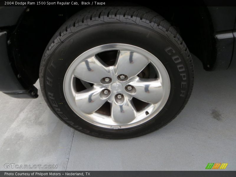 Black / Taupe 2004 Dodge Ram 1500 Sport Regular Cab