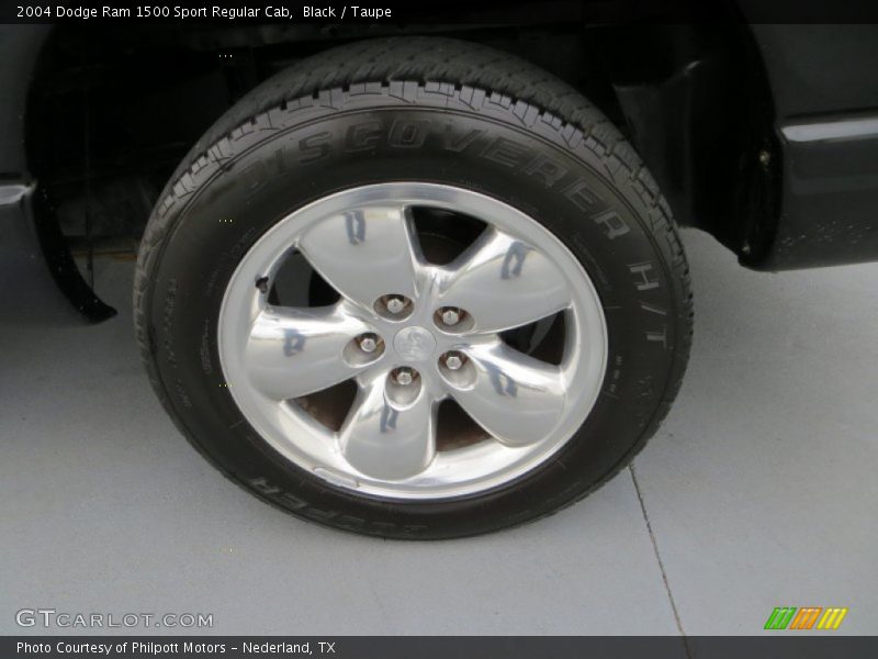 Black / Taupe 2004 Dodge Ram 1500 Sport Regular Cab