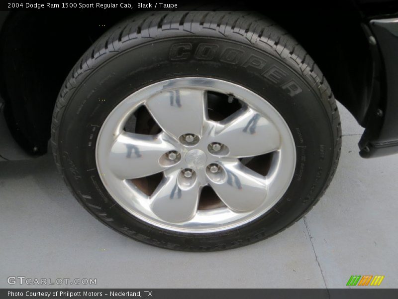 Black / Taupe 2004 Dodge Ram 1500 Sport Regular Cab