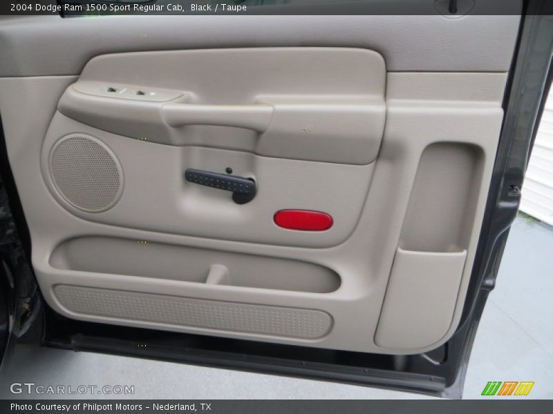 Black / Taupe 2004 Dodge Ram 1500 Sport Regular Cab