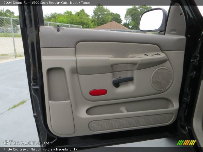 Black / Taupe 2004 Dodge Ram 1500 Sport Regular Cab