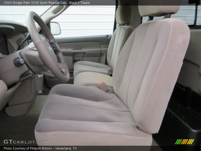 Black / Taupe 2004 Dodge Ram 1500 Sport Regular Cab
