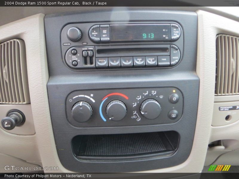 Black / Taupe 2004 Dodge Ram 1500 Sport Regular Cab