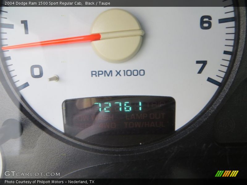 Black / Taupe 2004 Dodge Ram 1500 Sport Regular Cab