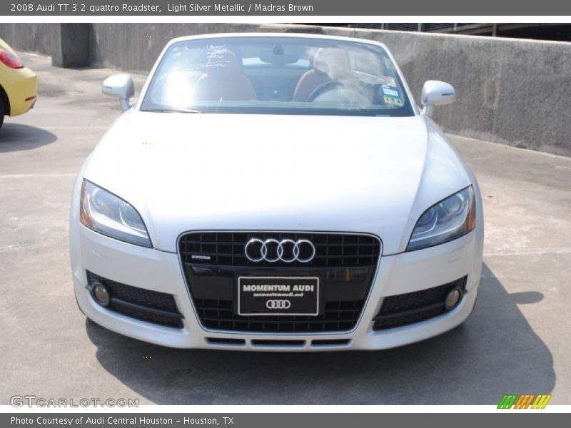 Light Silver Metallic / Madras Brown 2008 Audi TT 3.2 quattro Roadster