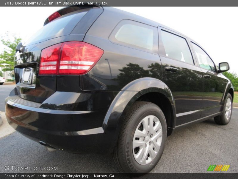 Brilliant Black Crystal Pearl / Black 2013 Dodge Journey SE