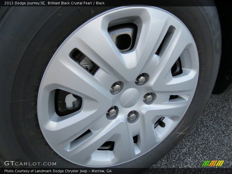 Brilliant Black Crystal Pearl / Black 2013 Dodge Journey SE