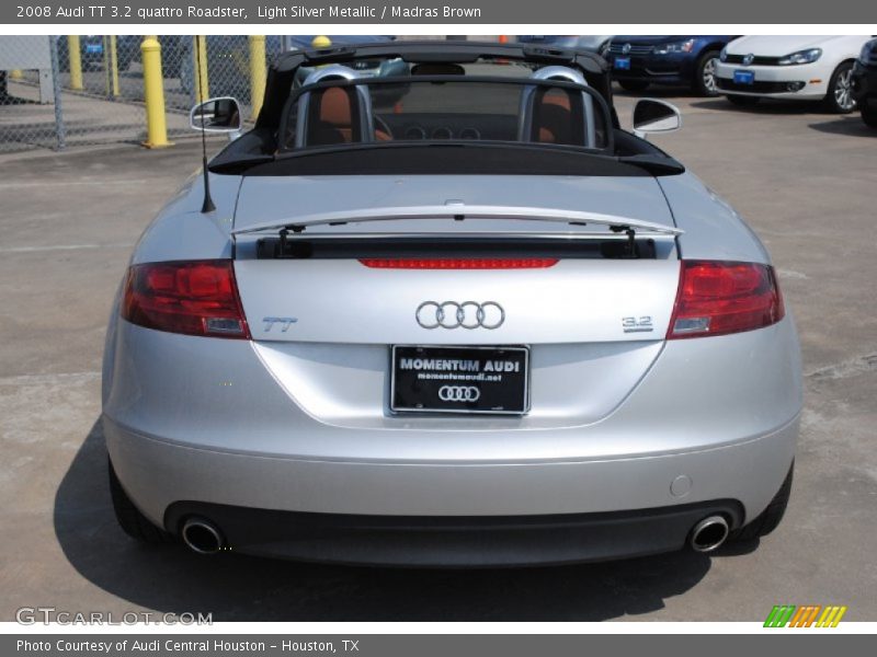 Light Silver Metallic / Madras Brown 2008 Audi TT 3.2 quattro Roadster