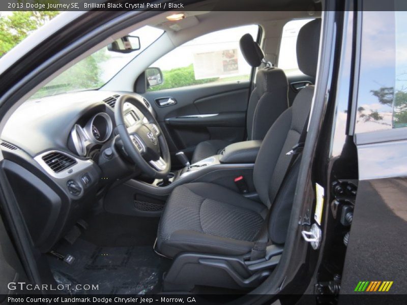 Brilliant Black Crystal Pearl / Black 2013 Dodge Journey SE