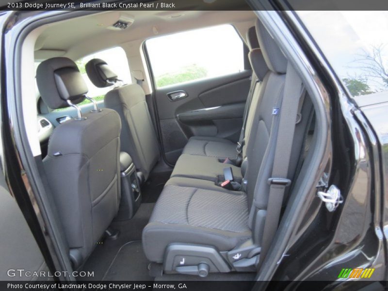 Brilliant Black Crystal Pearl / Black 2013 Dodge Journey SE