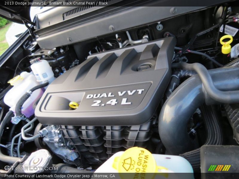 Brilliant Black Crystal Pearl / Black 2013 Dodge Journey SE