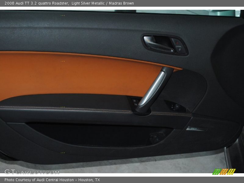 Light Silver Metallic / Madras Brown 2008 Audi TT 3.2 quattro Roadster