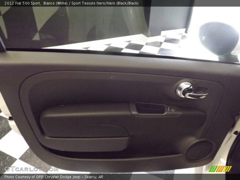 Bianco (White) / Sport Tessuto Nero/Nero (Black/Black) 2012 Fiat 500 Sport