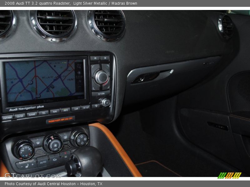 Light Silver Metallic / Madras Brown 2008 Audi TT 3.2 quattro Roadster