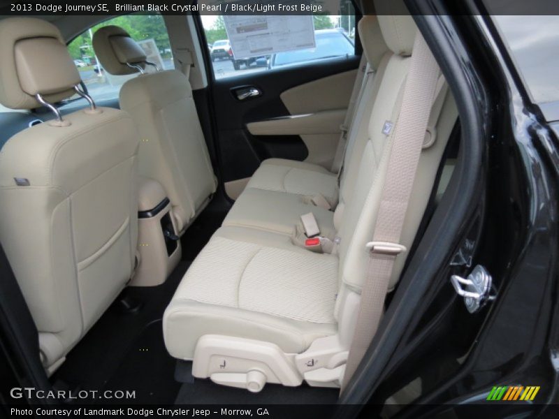 Brilliant Black Crystal Pearl / Black/Light Frost Beige 2013 Dodge Journey SE