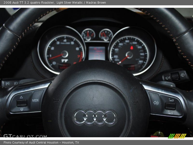 Light Silver Metallic / Madras Brown 2008 Audi TT 3.2 quattro Roadster