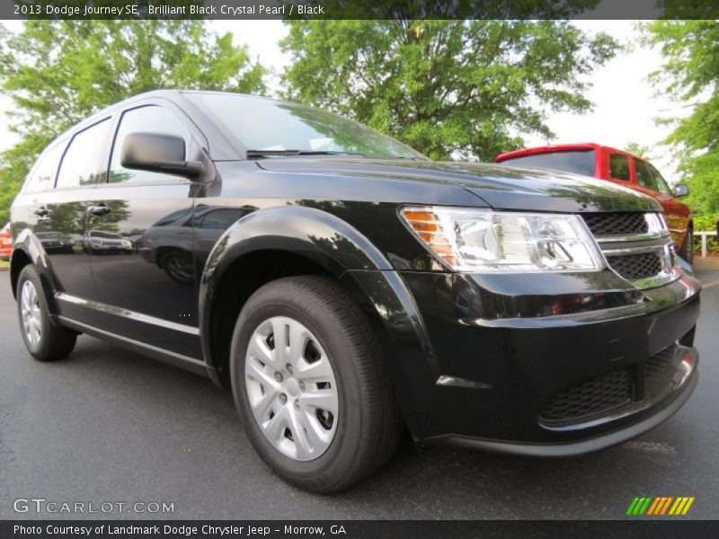 Brilliant Black Crystal Pearl / Black 2013 Dodge Journey SE