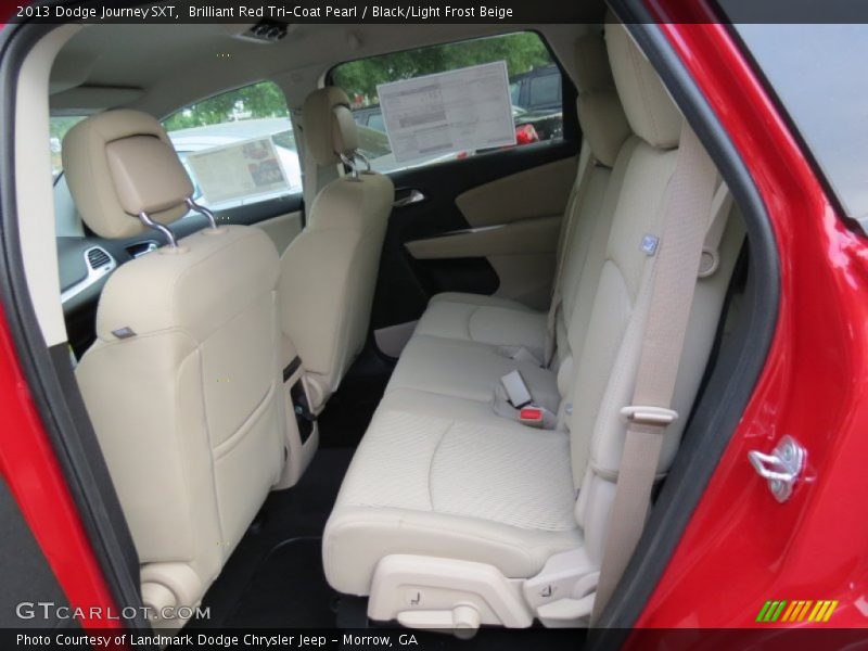Brilliant Red Tri-Coat Pearl / Black/Light Frost Beige 2013 Dodge Journey SXT