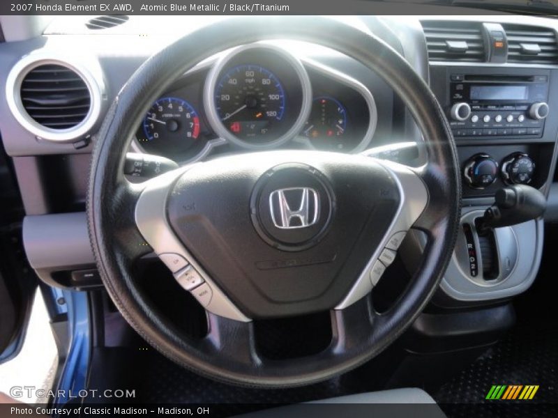 Atomic Blue Metallic / Black/Titanium 2007 Honda Element EX AWD