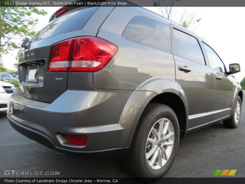 Storm Gray Pearl / Black/Light Frost Beige 2013 Dodge Journey SXT