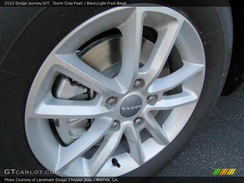 Storm Gray Pearl / Black/Light Frost Beige 2013 Dodge Journey SXT