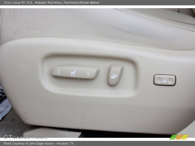 Matador Red Mica / Parchment/Brown Walnut 2010 Lexus RX 350