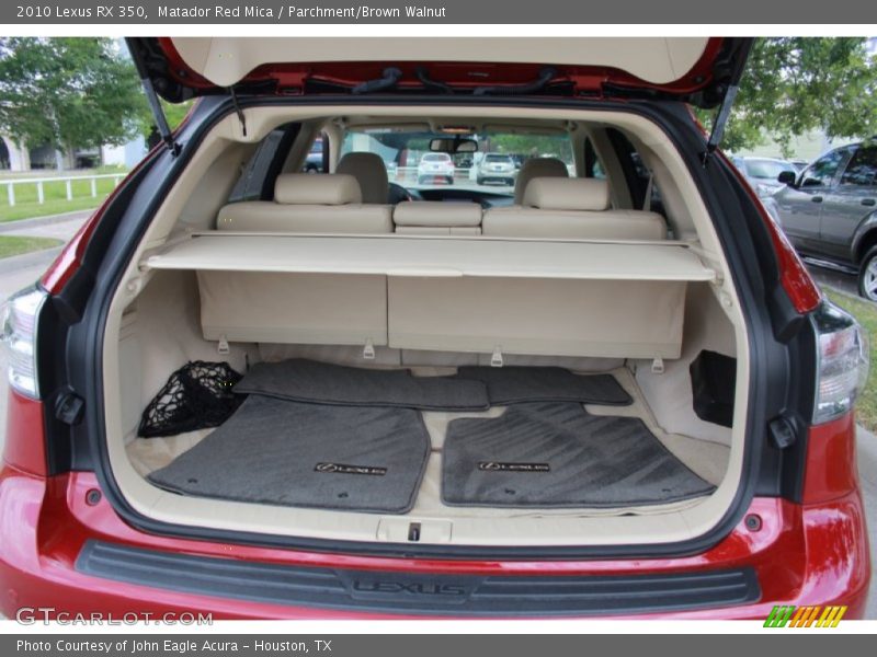 Matador Red Mica / Parchment/Brown Walnut 2010 Lexus RX 350