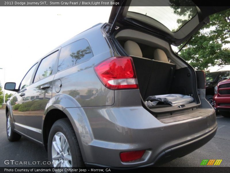 Storm Gray Pearl / Black/Light Frost Beige 2013 Dodge Journey SXT