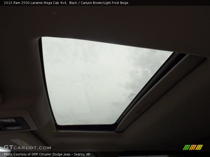 Black / Canyon Brown/Light Frost Beige 2013 Ram 2500 Laramie Mega Cab 4x4