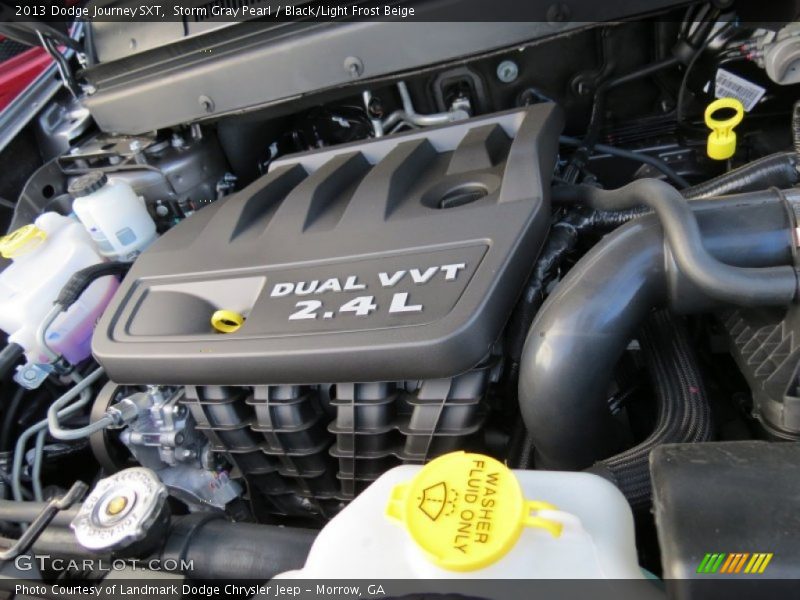 Storm Gray Pearl / Black/Light Frost Beige 2013 Dodge Journey SXT